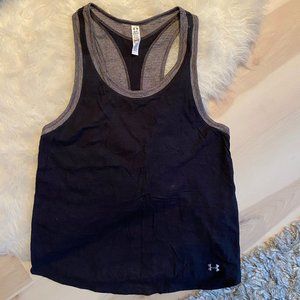 Under Armour Razor Back Sport Tank Black/Gray XS